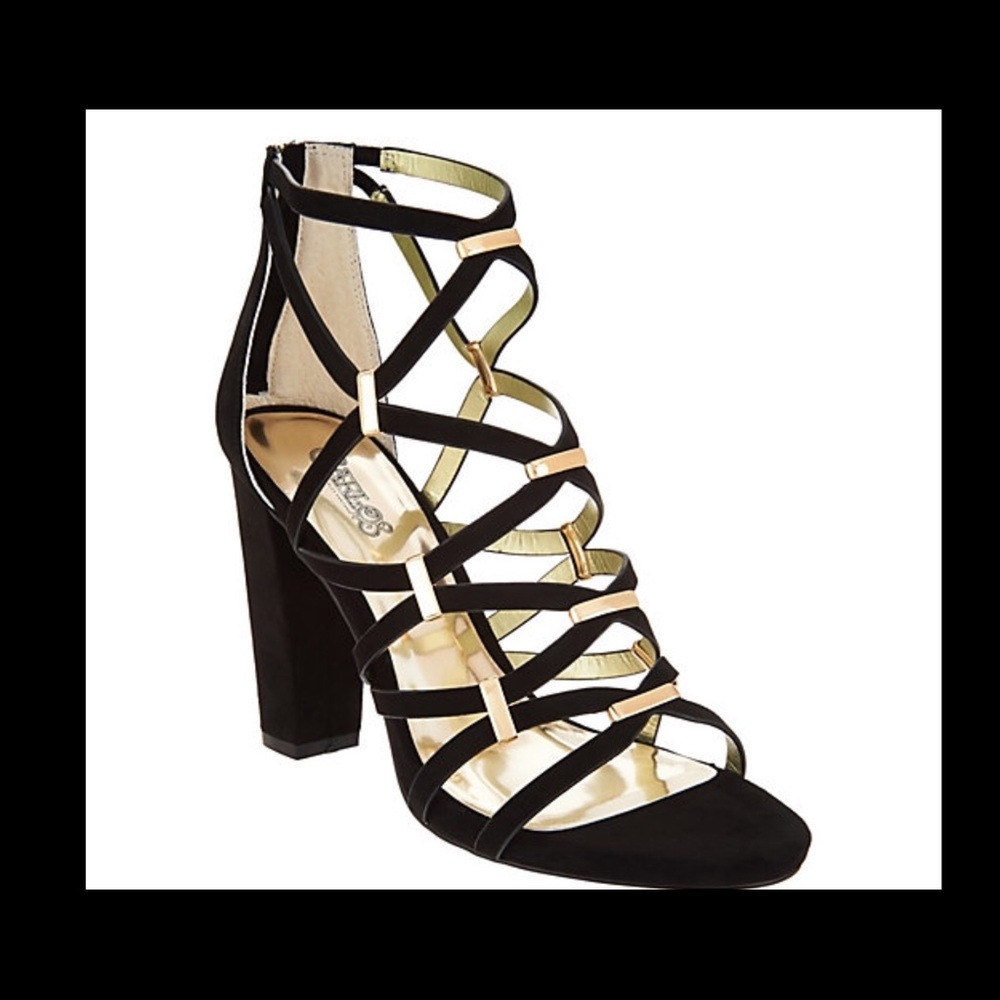 Carlos by Carlos Santana Strappy Platform Heels